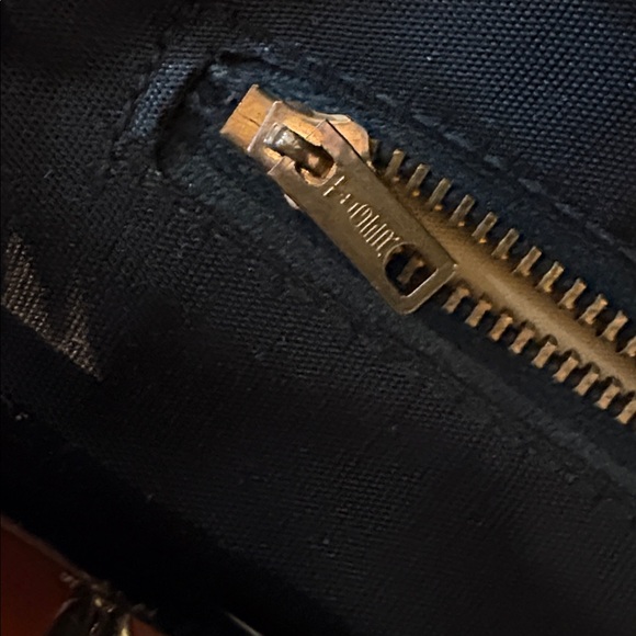 vintage Black Patent Leather Clutch - Picture 8 of 12